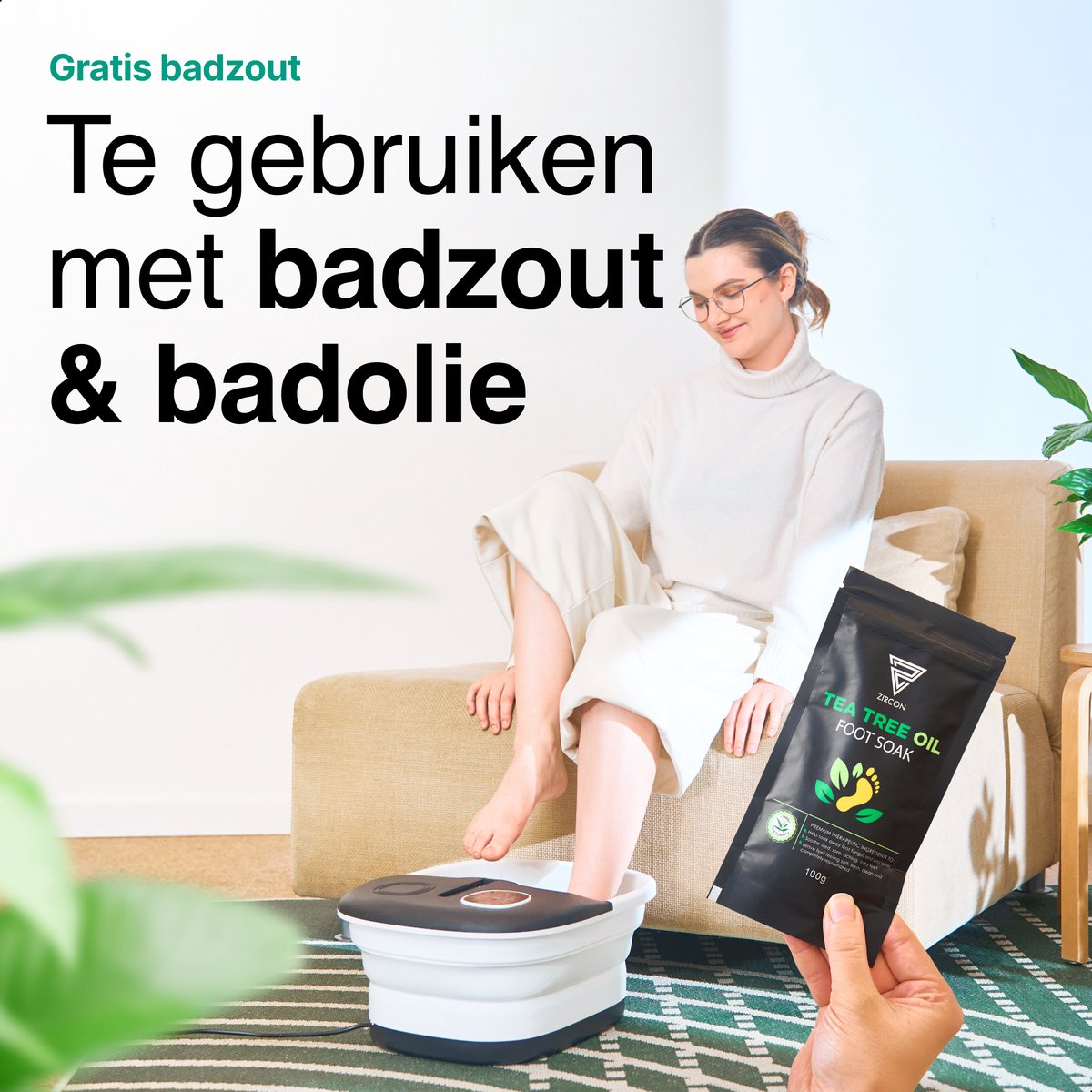Voetenbad Handmatige Massage 14L