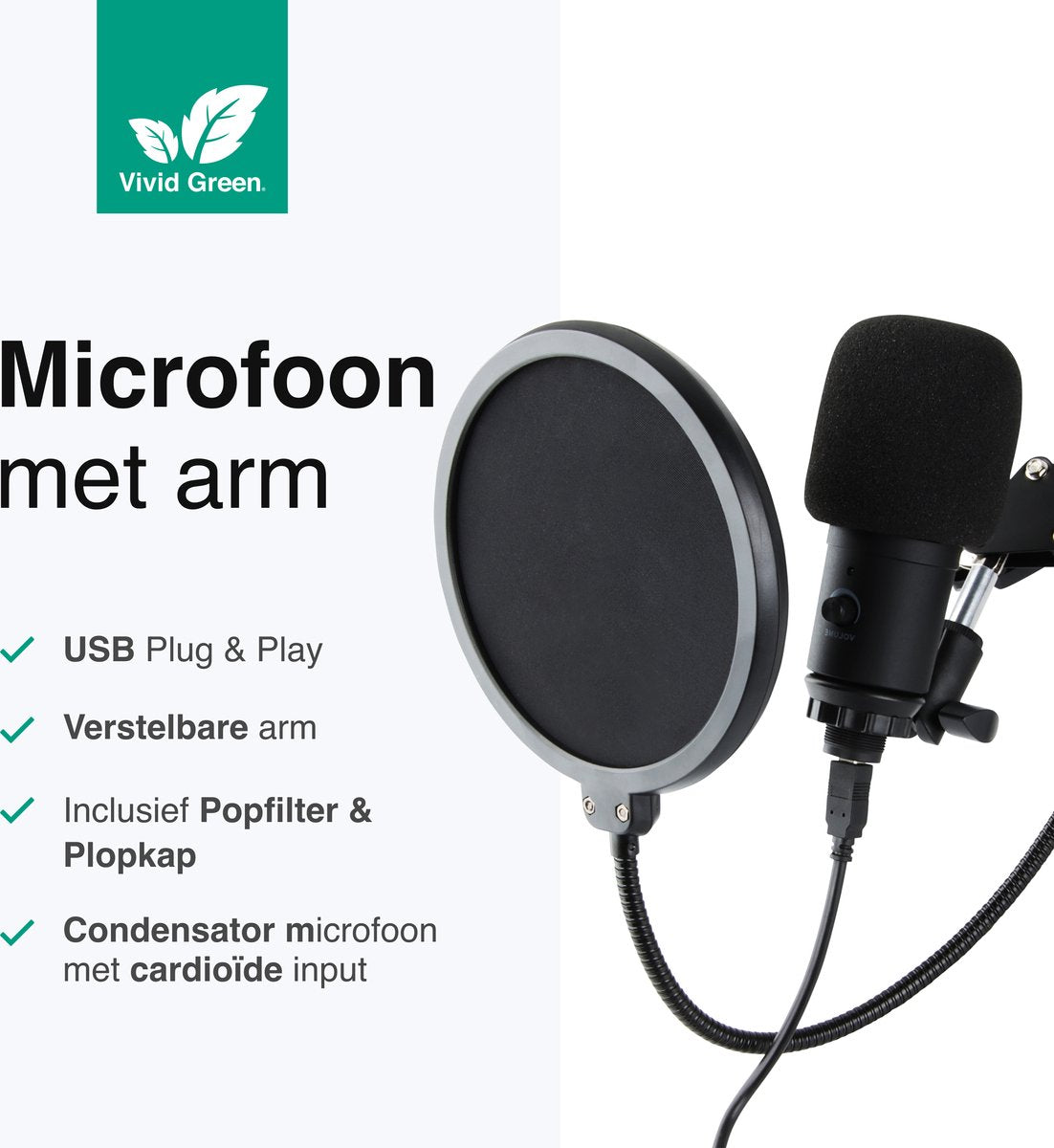 Microfoon met arm