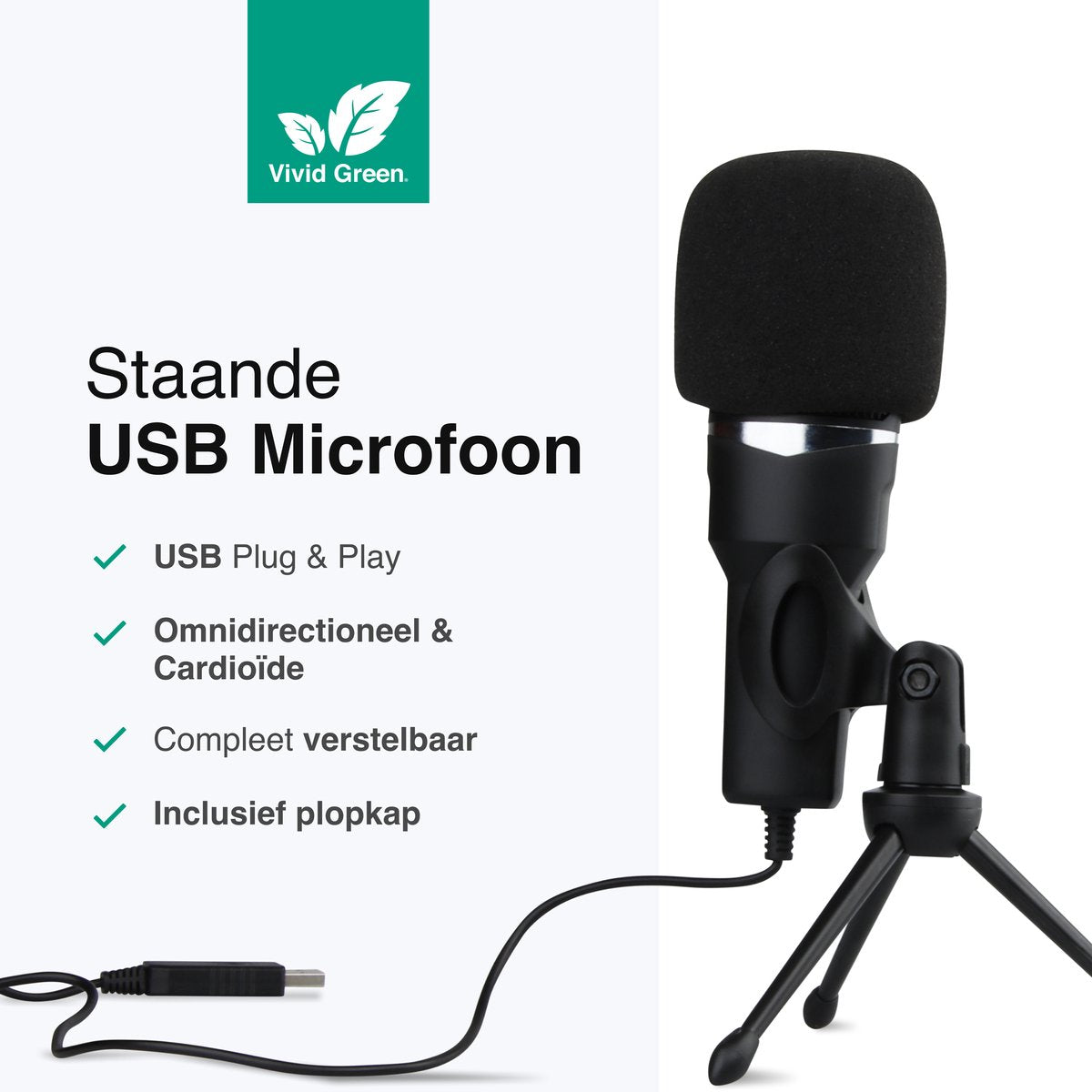 USB Microfoon met standaard