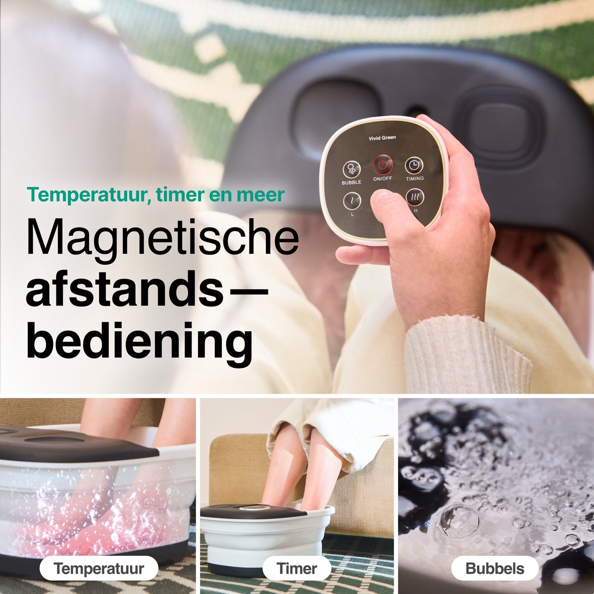 Voetenbad Handmatige Massage 14L