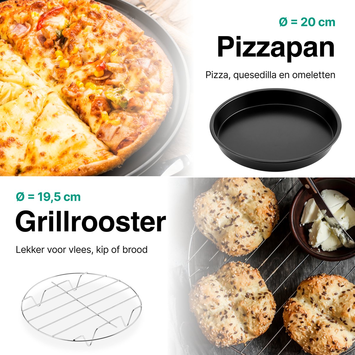 Airfryer Accessoires Complete Set
