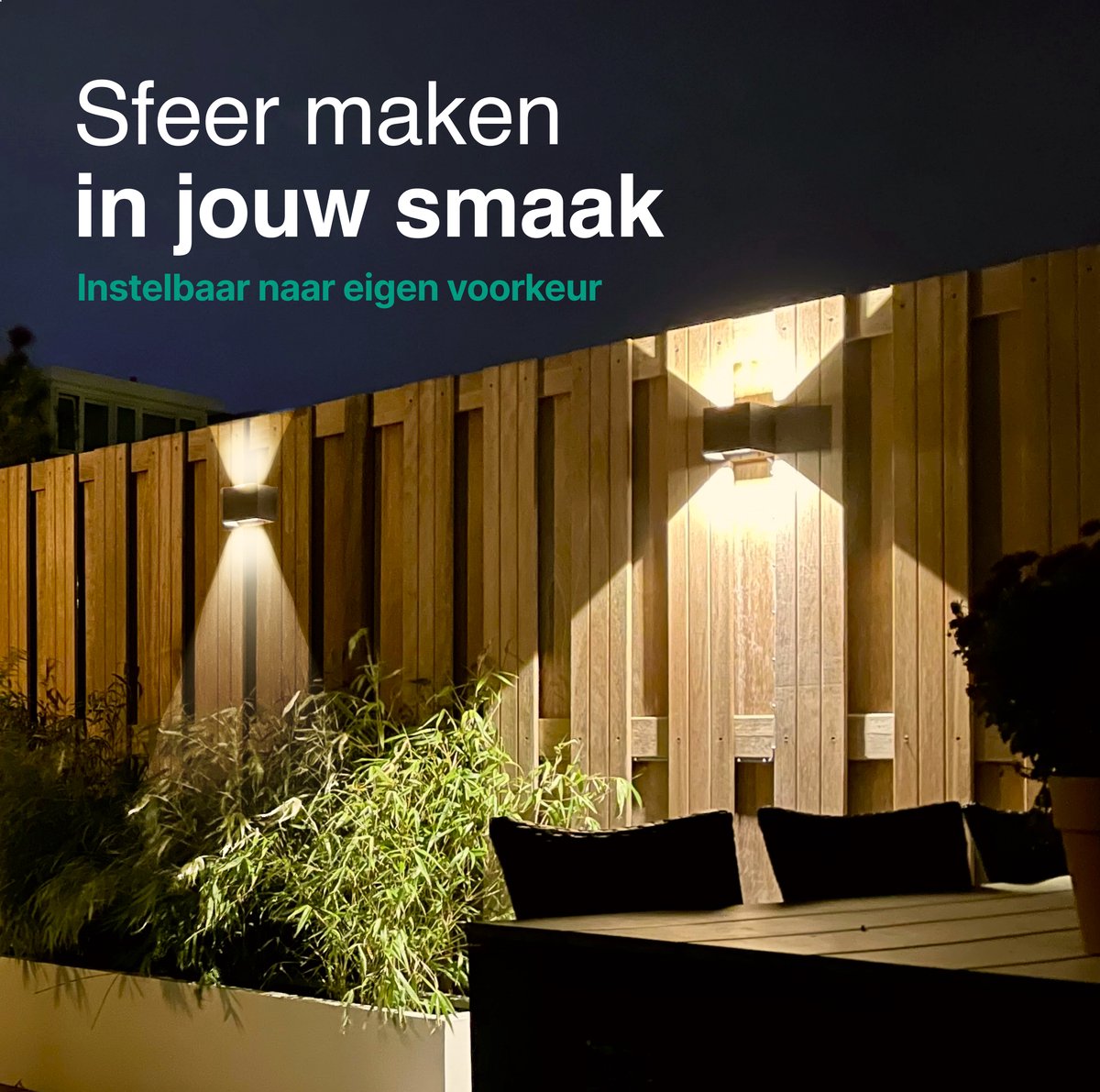 Wandlamp 4 stuks