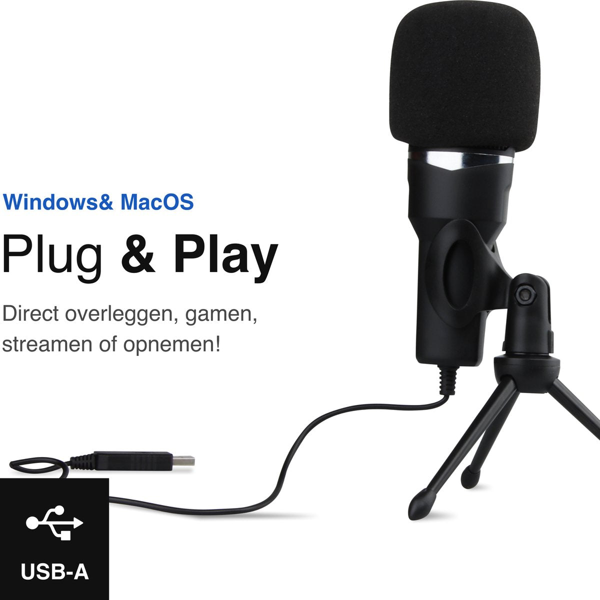 USB Microfoon met standaard