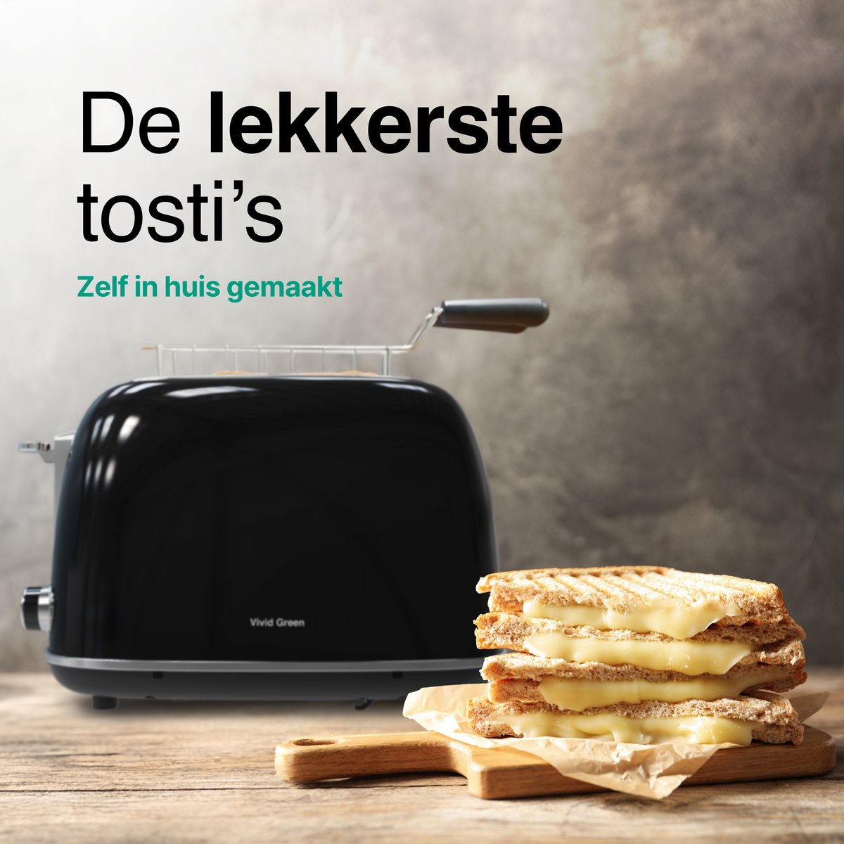 Retro Broodrooster met Tostiklemmen
