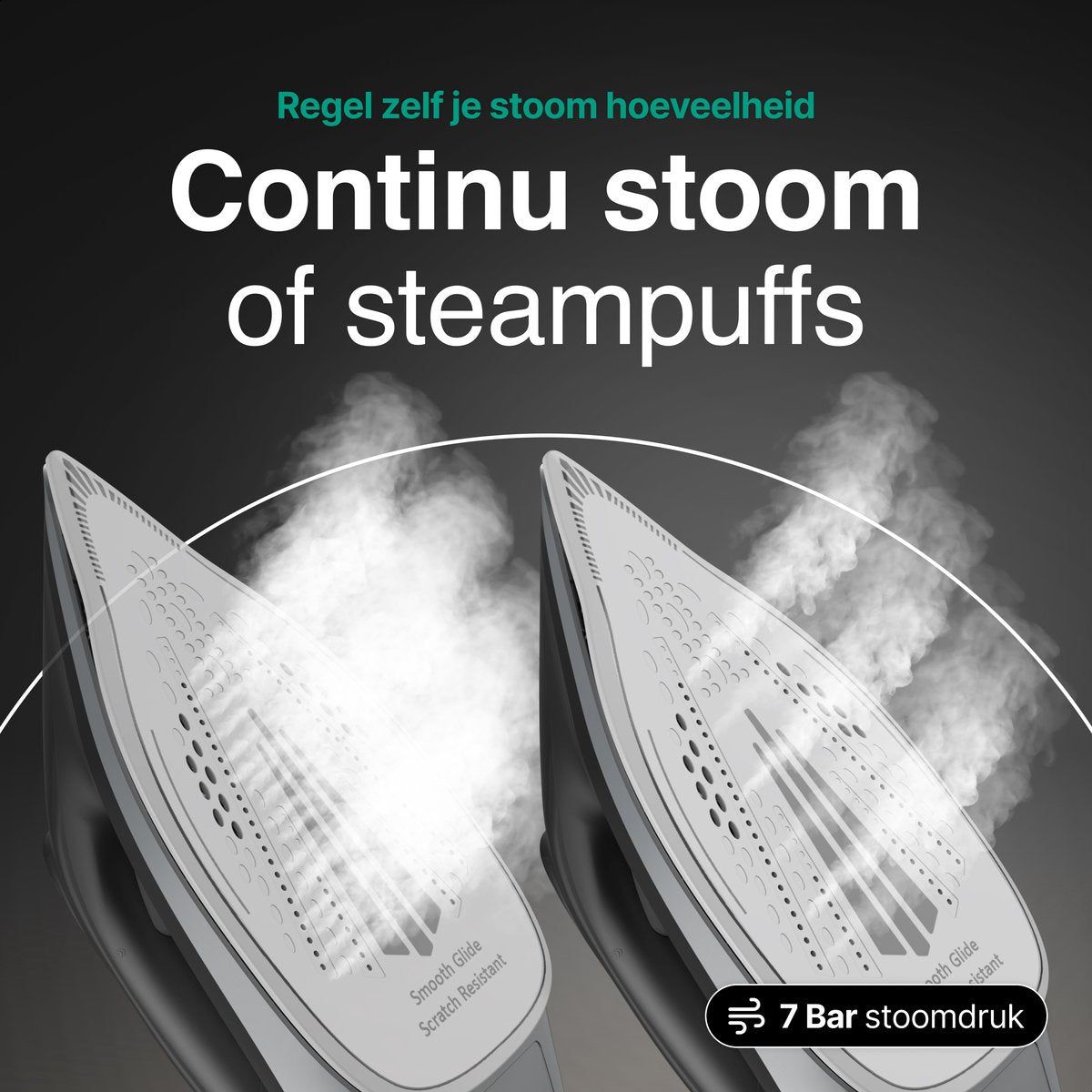 Stoomstrijkijzer met Stoomgenerator 3000W