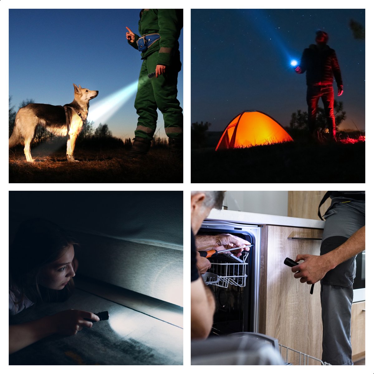 Zaklamp LED 5000mAh Oplaadbaar