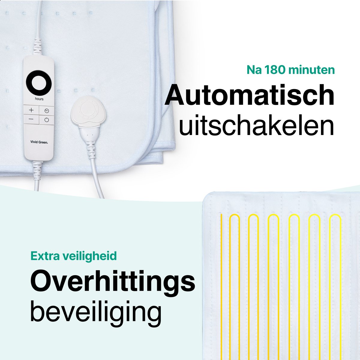 Elektrische Onderdeken 160x140cm wit