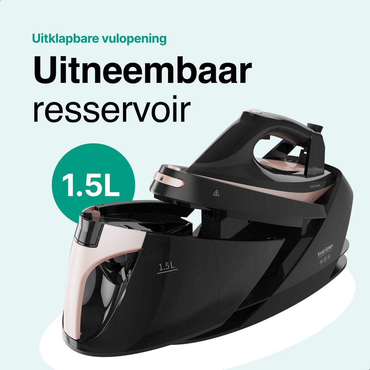 Stoomstrijkijzer met Stoomgenerator Rosé Goud