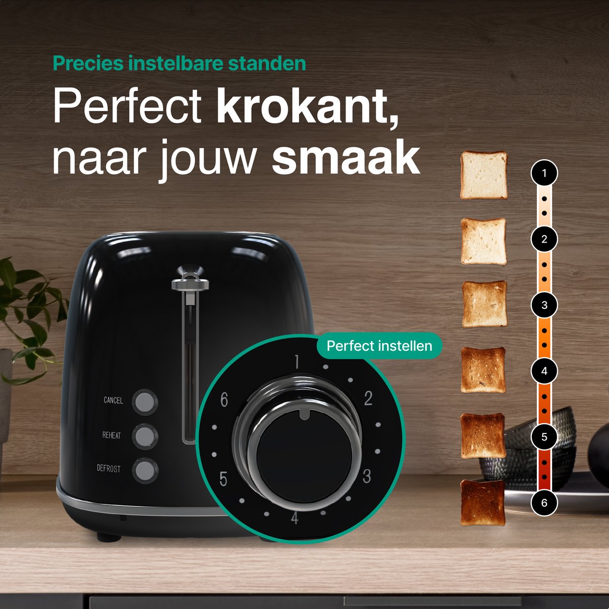 Retro Broodrooster met Tostiklemmen
