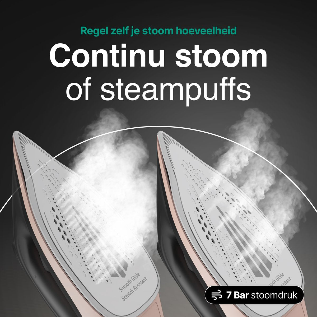 Stoomstrijkijzer met Stoomgenerator Rosé Goud