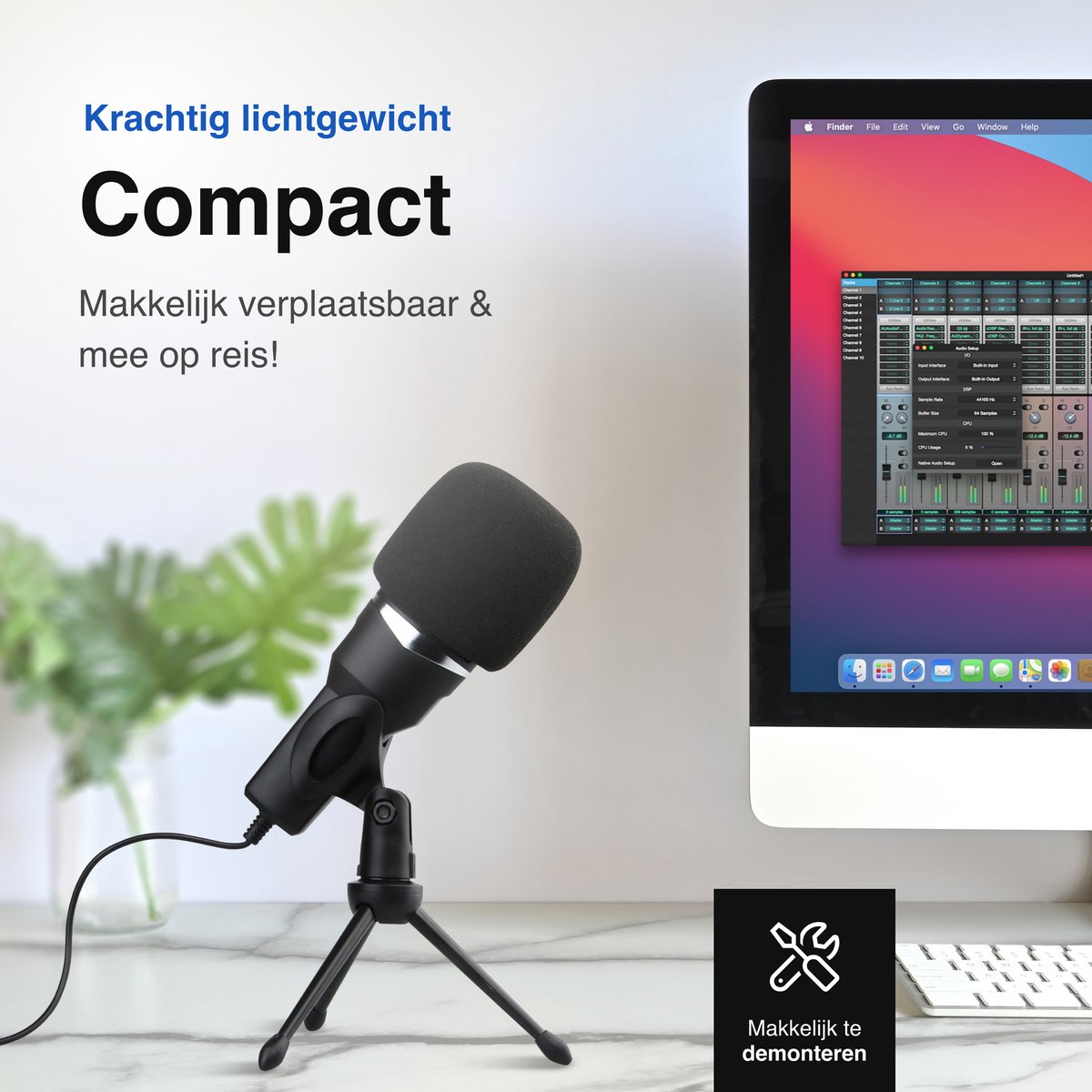 USB Microfoon met standaard