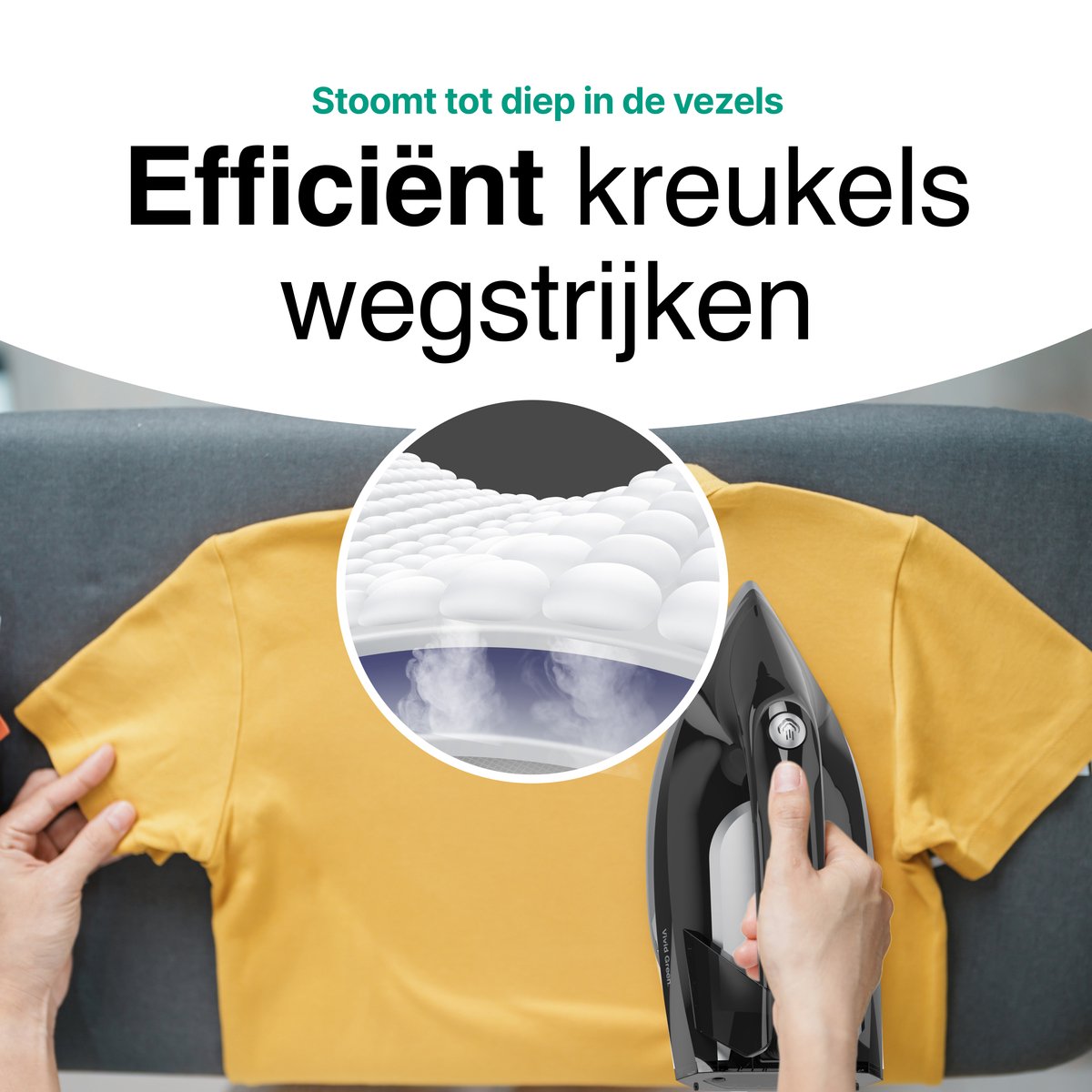 Stoomstrijkijzer met Stoomgenerator 3000W