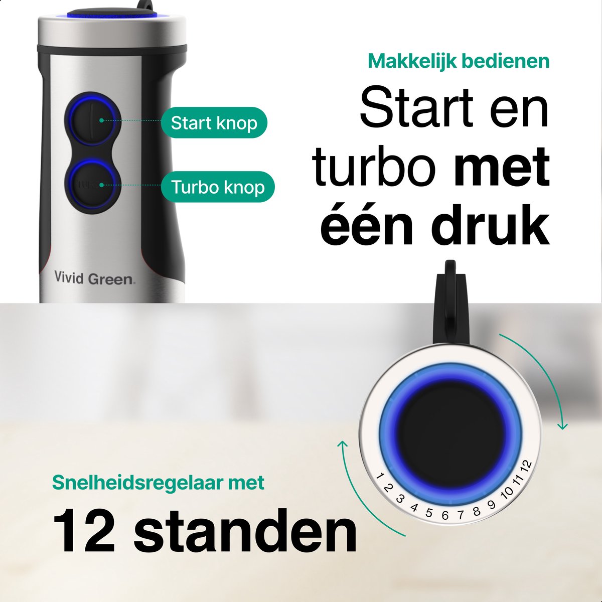 6-in-1 Staafmixer 1000W