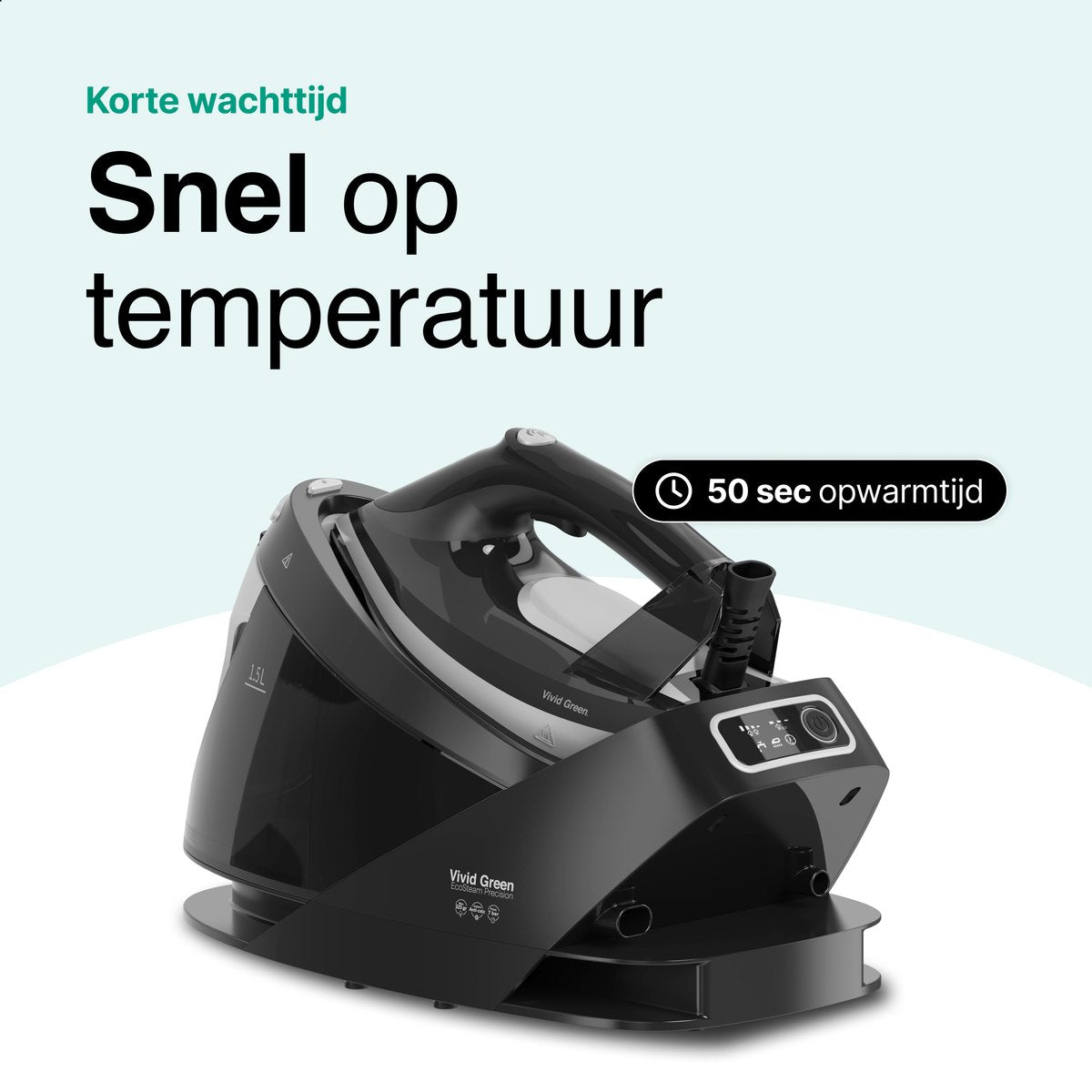 Stoomstrijkijzer met Stoomgenerator 3000W