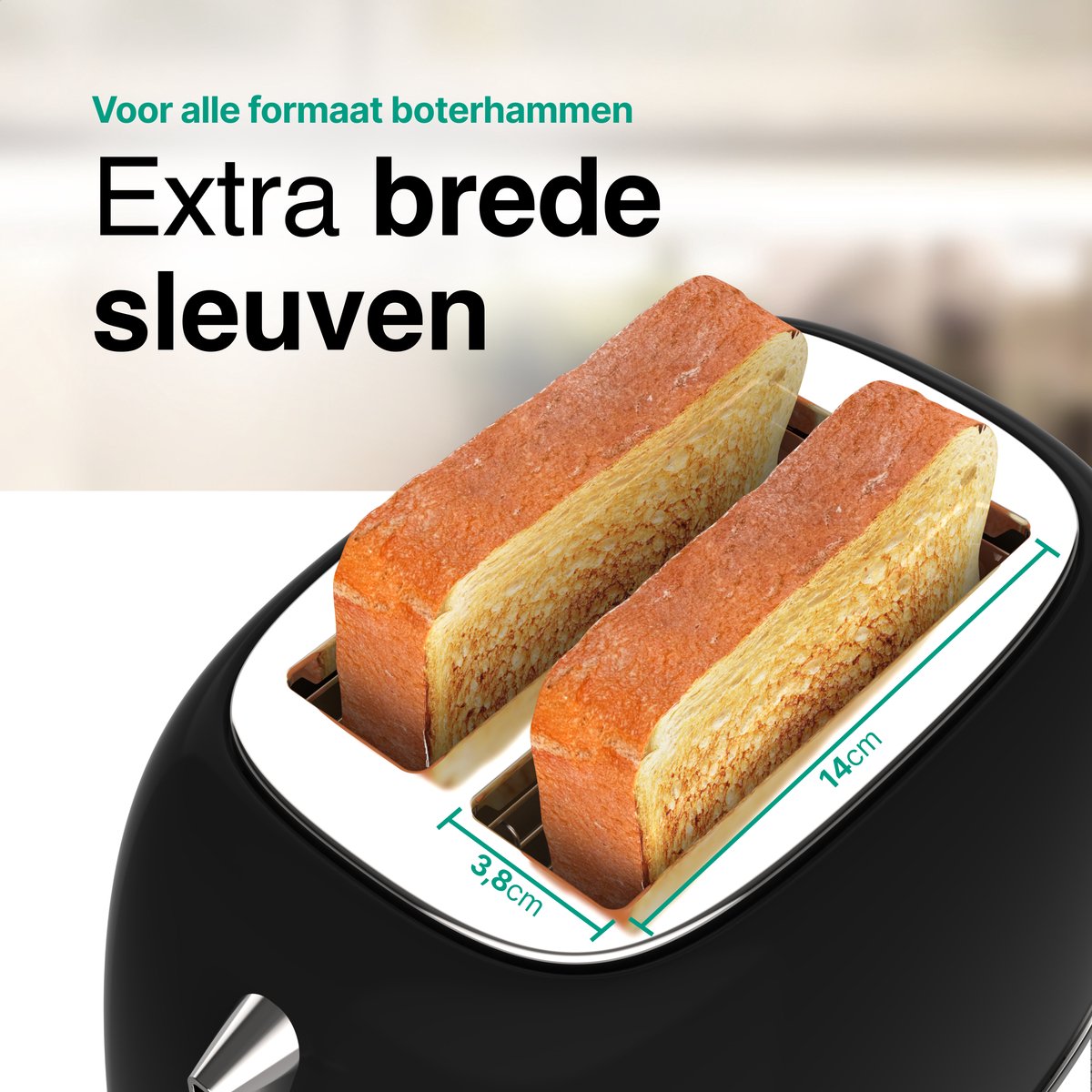 Retro Broodrooster met Tostiklemmen