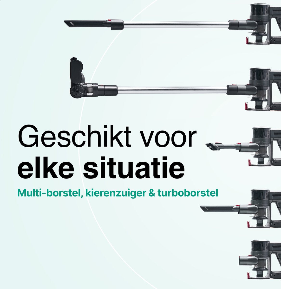 Steelstofzuiger Turbo 300W met extra Accu