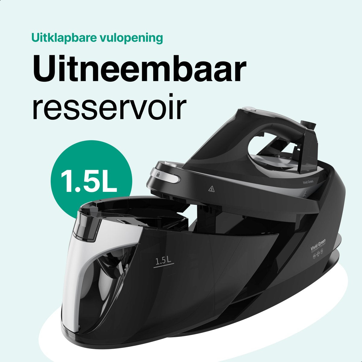 Stoomstrijkijzer met Stoomgenerator 3000W