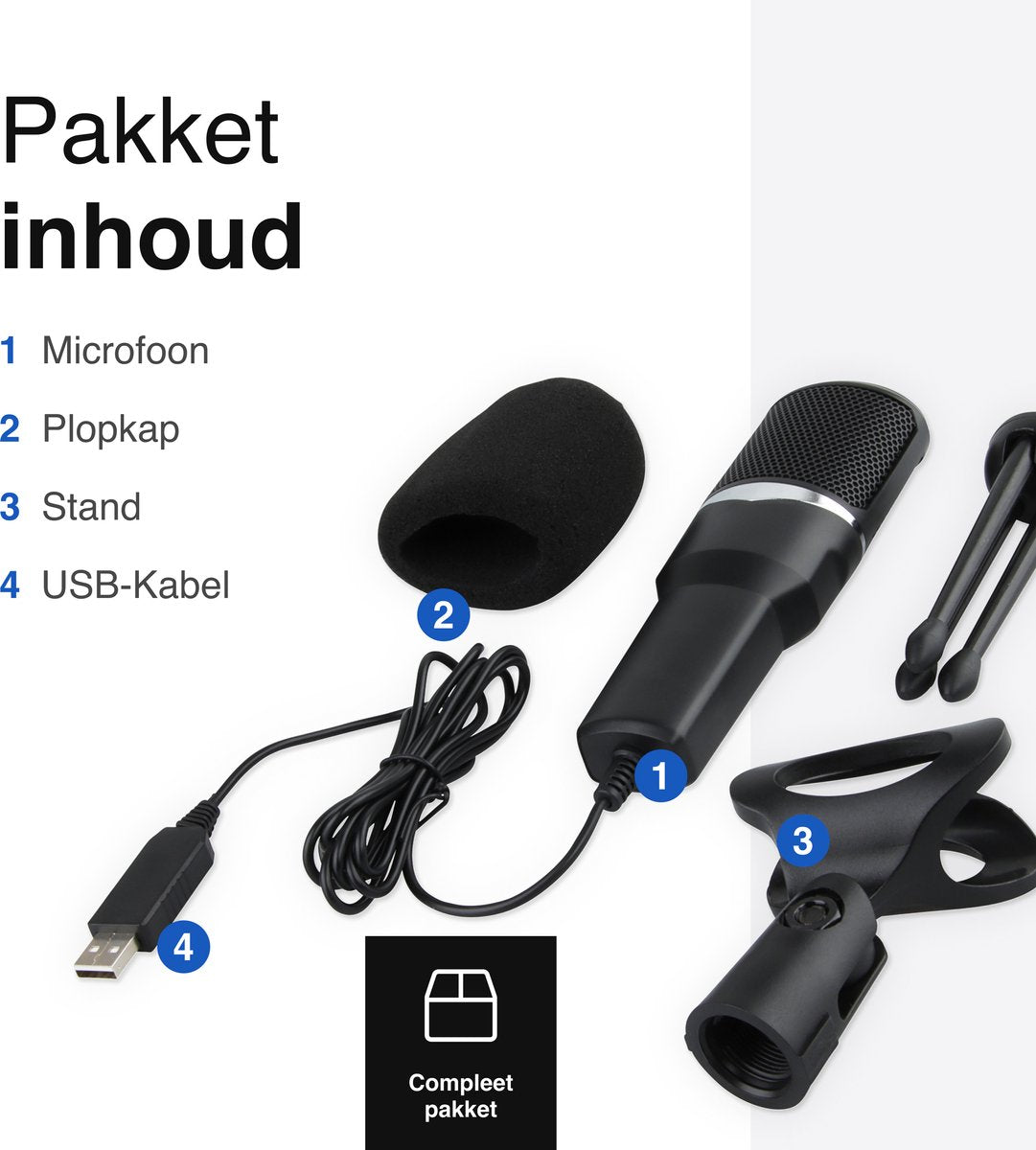 USB Microfoon met standaard