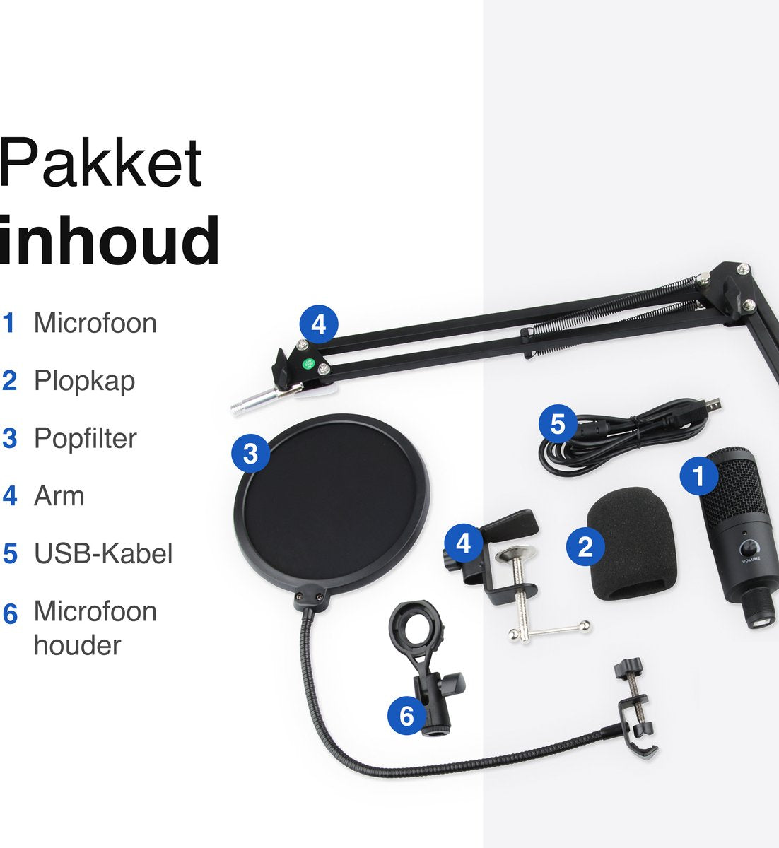 Microfoon met arm