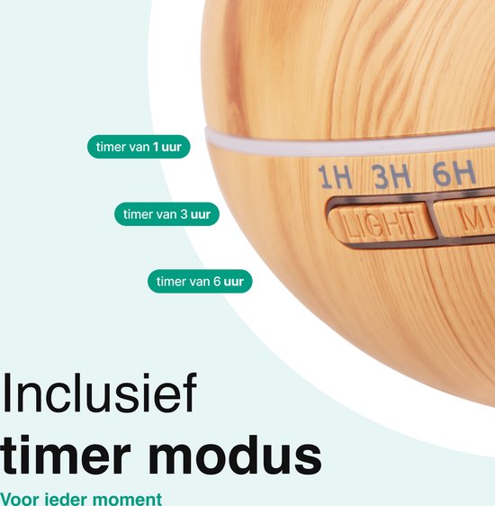 Vivid Green Aroma diffuser Lichtbruin