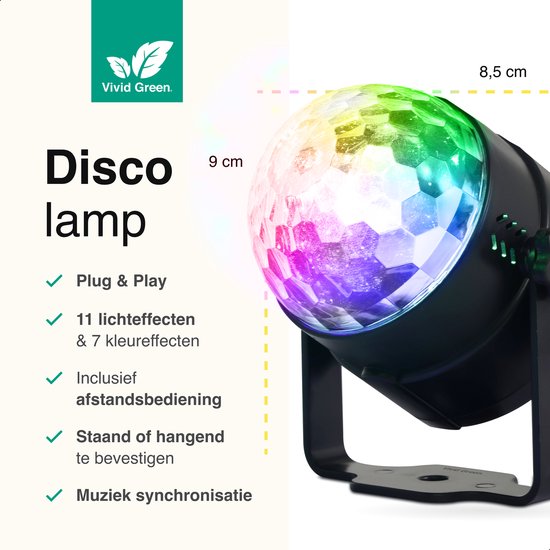 Vivid Green Discolamp