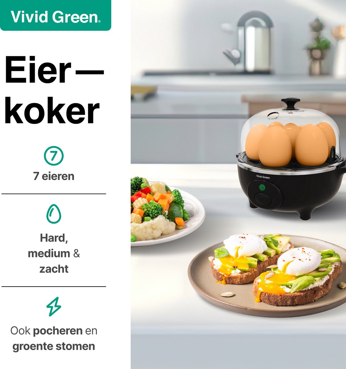Vivid Green Eierkoker