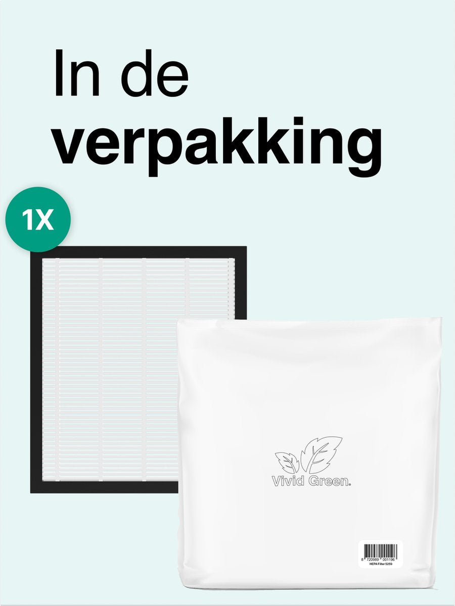 Vivid Green Hepa Filter 5259