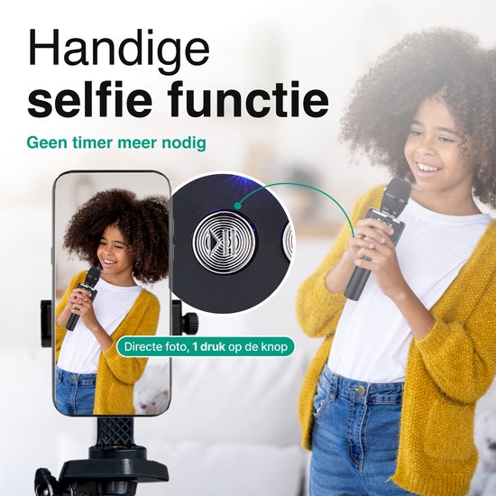 Vivid Green Karaoke Microfoon