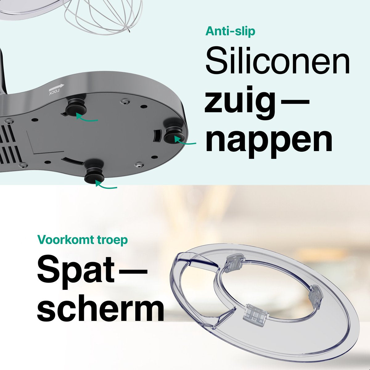 Vivid Green Keukenmachine met Display Antraciet