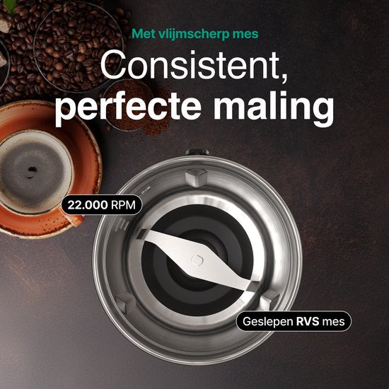 Vivid Green Elektrische Koffiemolen