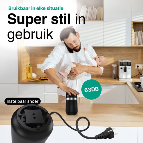 Vivid Green Elektrische Koffiemolen