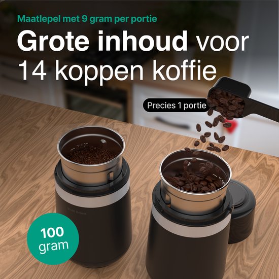 Vivid Green Elektrische Koffiemolen
