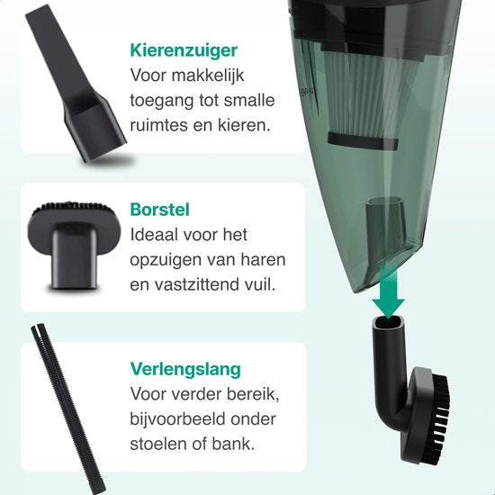 Vivid Green Kruimelzuiger Met Lamp Grijs