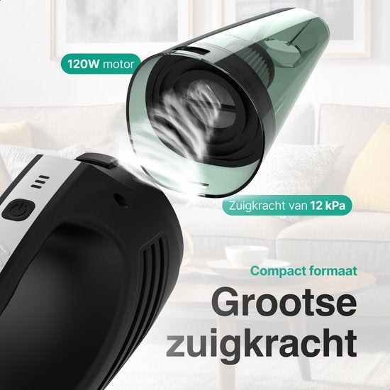 Vivid Green Kruimelzuiger Met Lamp Grijs