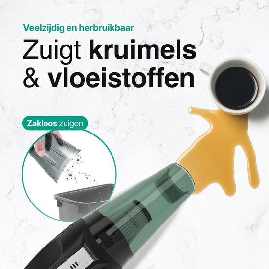Vivid Green Kruimelzuiger Met Lamp Grijs