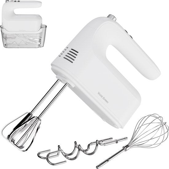 Vivid Green Handmixer Wit