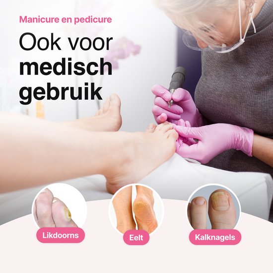 Vivid Green Elektrische Nagelvijl Wit