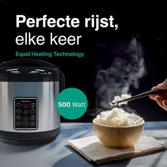 Vivid Green Rijstkoker 1.8L