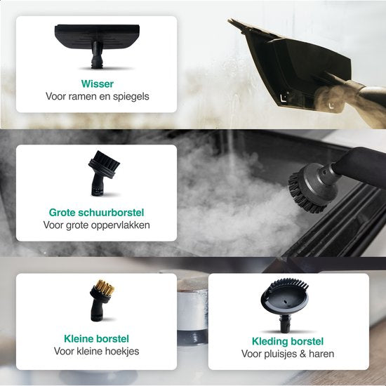 Vivid Green 2 in 1 Hoge druk Stoomreiniger