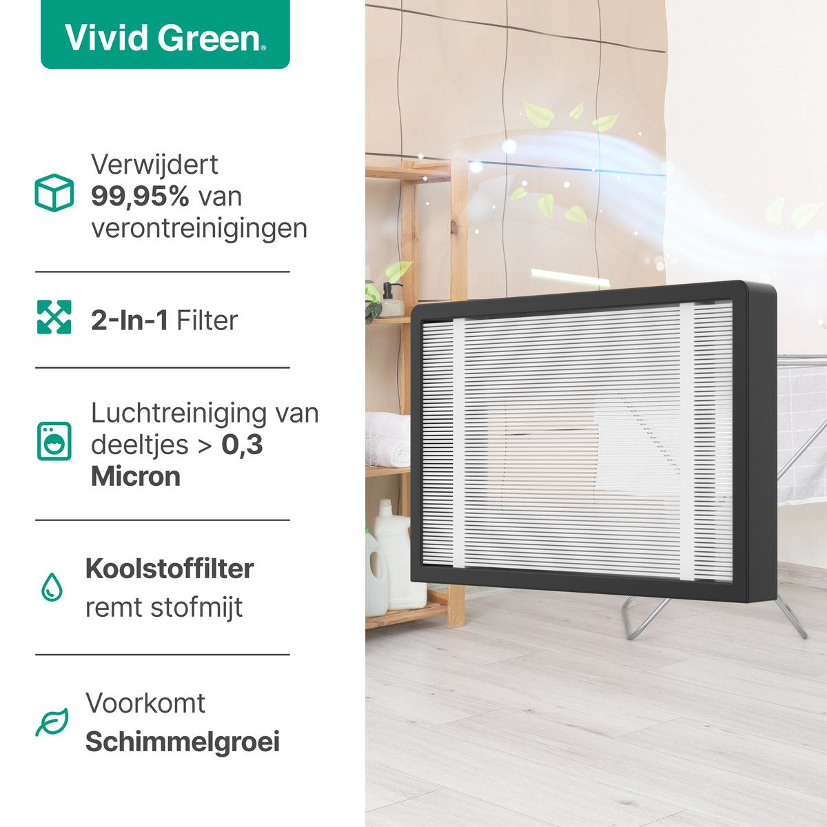 Vivid Green HEPA Filter 5080