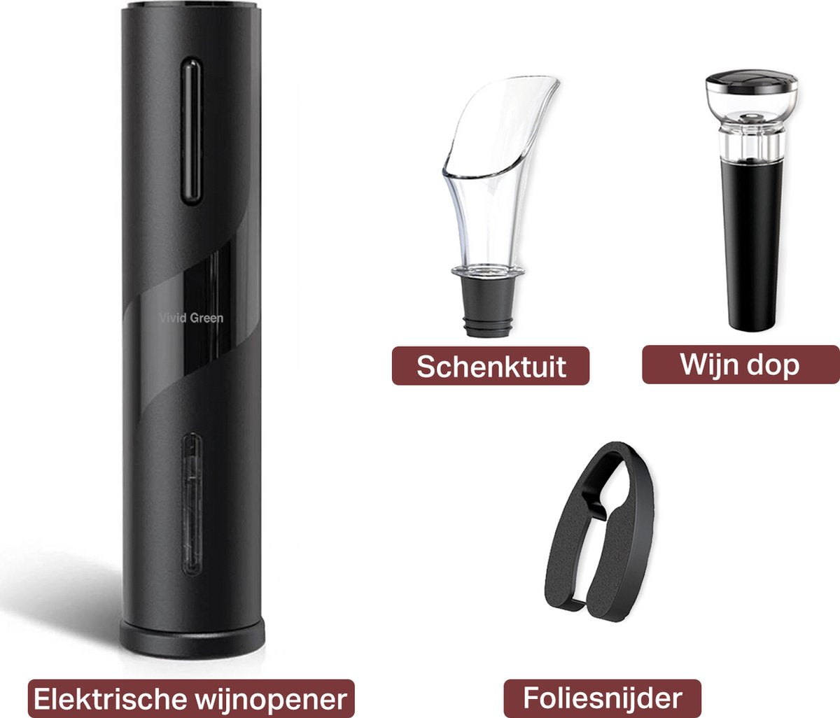 Vivid Green Elektrische kurkentrekker