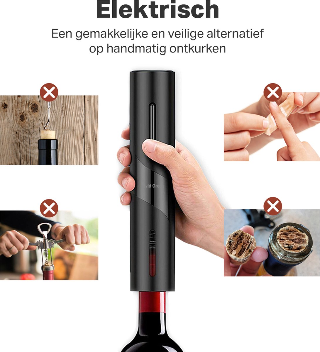Vivid Green Elektrische kurkentrekker