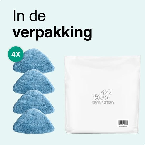 Vivid Green Stoomreiniger Microvezeldoekjes Set