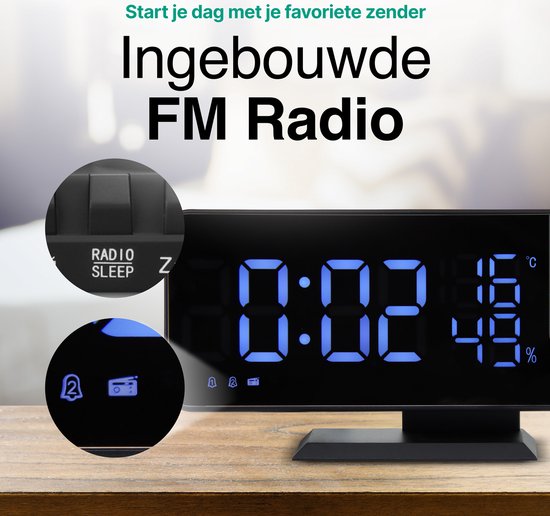 Vivid Green Wekkerradio