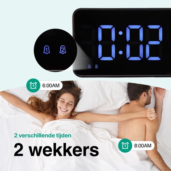 Vivid Green Wekkerradio