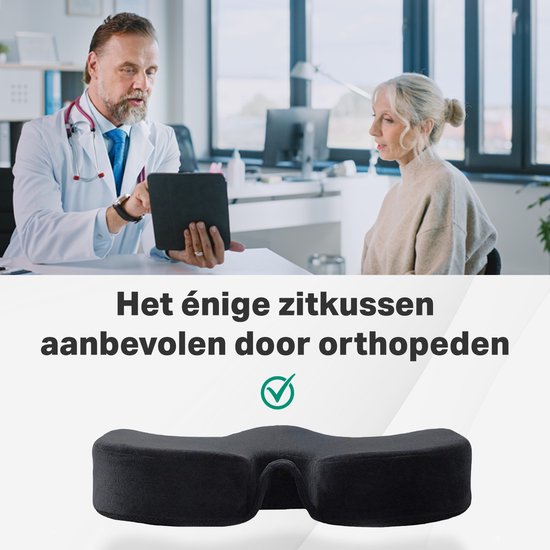 Vivid Green Orthopedisch Zitkussen