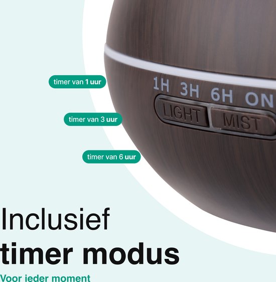 Vivid Green Aroma diffuser Donkerbruin