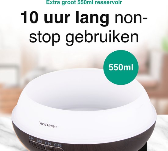 Vivid Green Aroma diffuser Donkerbruin