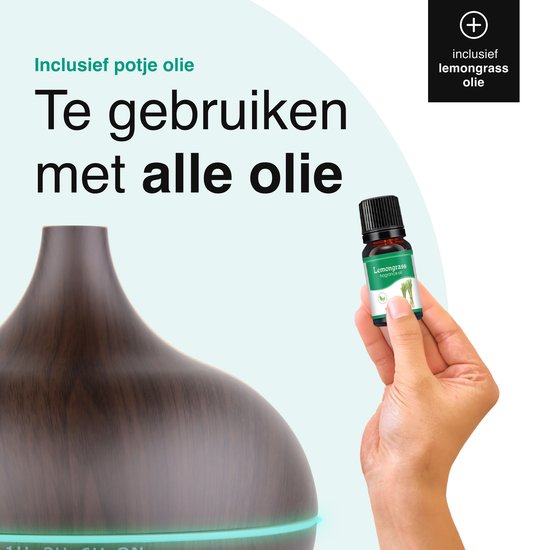 Vivid Green Aroma diffuser Donkerbruin