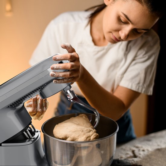 Vivid Green Keukenmachine 2000W Grijs